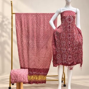 Premium Fancy Design Modal Silk 3-Piece Suit with Tissue Pallu