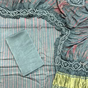 Modal Silk Tiy & Dye And Bandhani 3 Pice Suit – Suit – product image 6