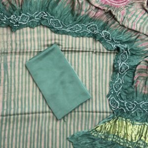 Modal Silk Tiy & Dye And Bandhani 3 Pice Suit – Suit – product image 8