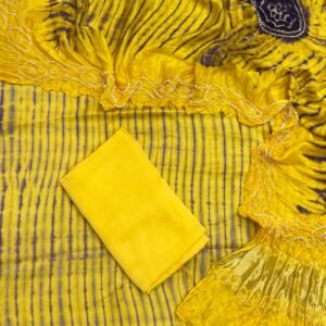 Modal Silk Tiy & Dye And Bandhani 3 Pice Suit – Suit – product image 4