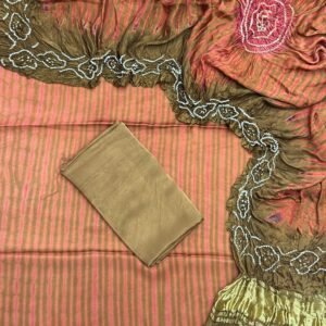 Modal Silk Tiy & Dye And Bandhani 3 Pice Suit – Suit – product image 10