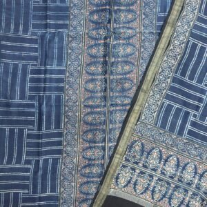 Premium Ajrakh Chanderi 2-Piece Suit Set 146