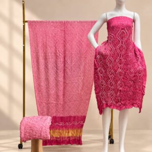 Premium Fancy Design Modal Silk 3-Piece Suit with Tissue Pallu