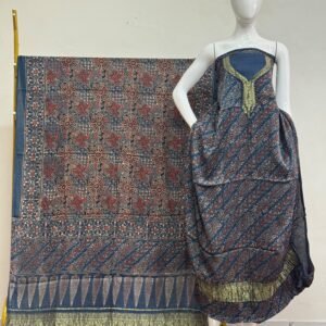Premium Modal Silk Nakshi Zari Top & Dupatta 2-Piece Set 08