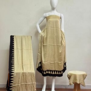 Havi Pure Modal Silk Ajrakh Natural Dye 3-Piece Suit 26