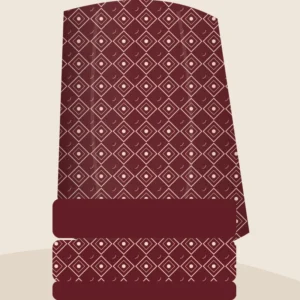 Maroon Ajrakh Suit — Demo