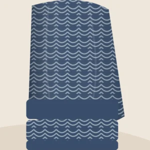 Indigo Shibori Suit — Demo