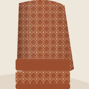 Rust Cotton Ajrakh Suit — Demo